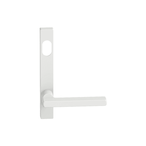 Narrow Plate Lever #33 Cylinder/Concealed WHT