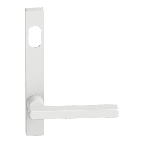 Narrow Plate Lever #33 Cylinder/Concealed WHT