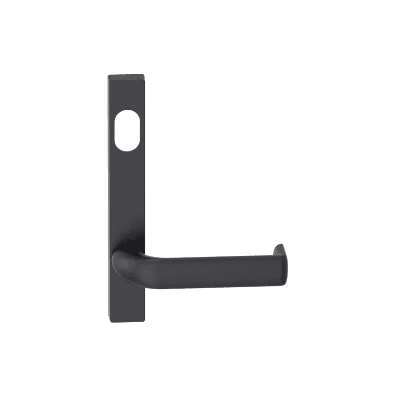 Narrow Plate Lever #38 Cylinder/Concealed BLK