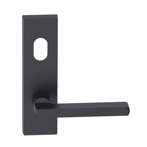 Rectangular Plate Lever #33 Cylinder/Concealed BLK