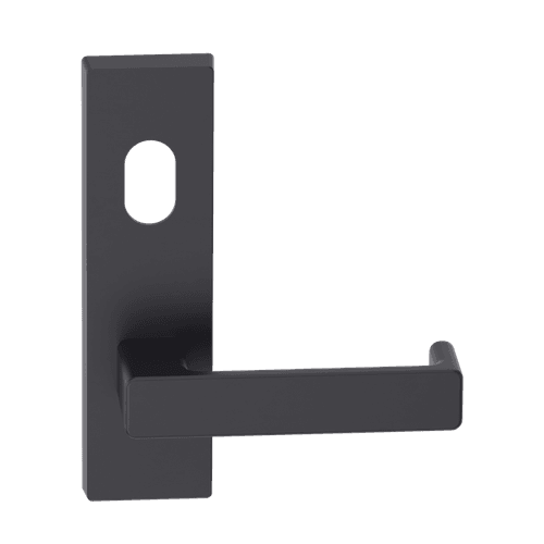 Rectangular Plate Lever #35 Cylinder/Concealed BLK