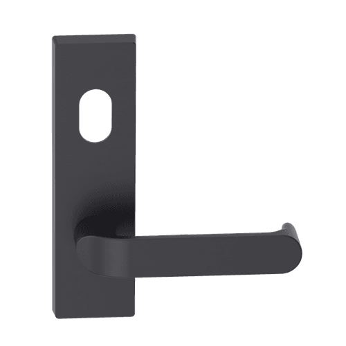 Rectangular Plate Lever #36 Cylinder/Concealed BLK