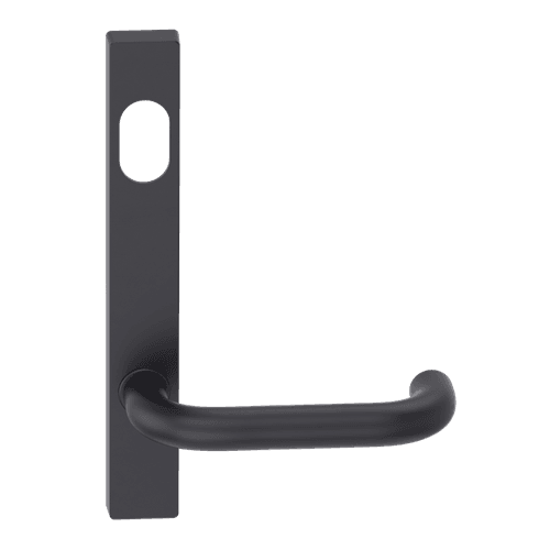 Narrow Plate Lever #10 Cylinder/Concealed BLK