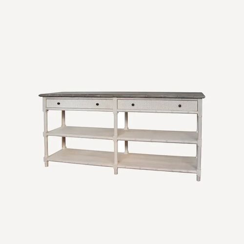 Bamboo French Colonial Style Console