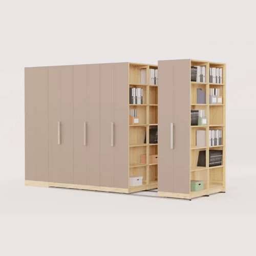 Manual Mobile Shelving by Lundia