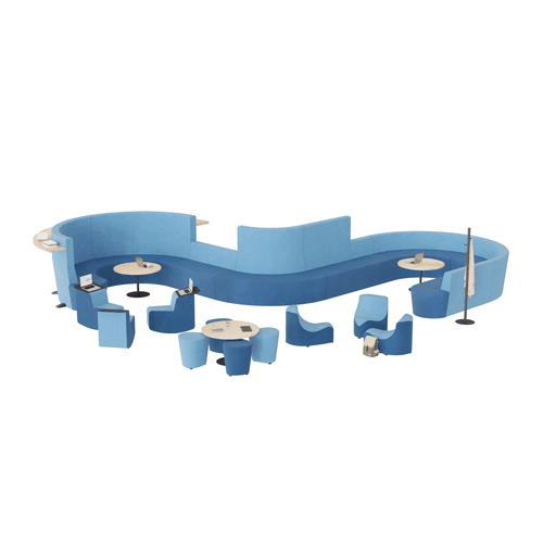 Softscape and Ottoman Seating by Lundia