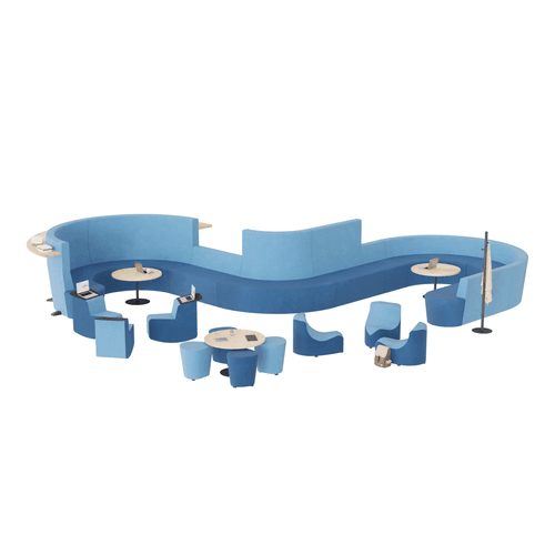 Softscape and Ottoman Seating by Lundia