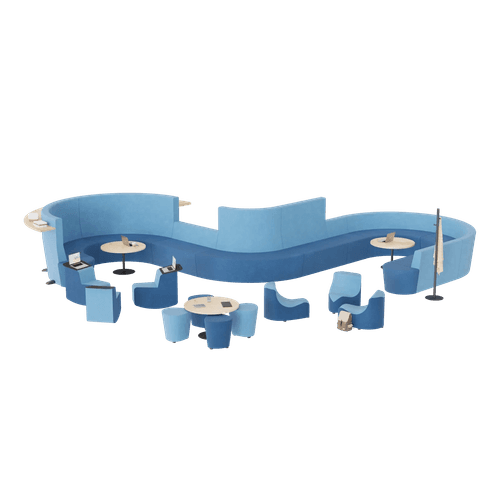 Softscape and Ottoman Seating by Lundia