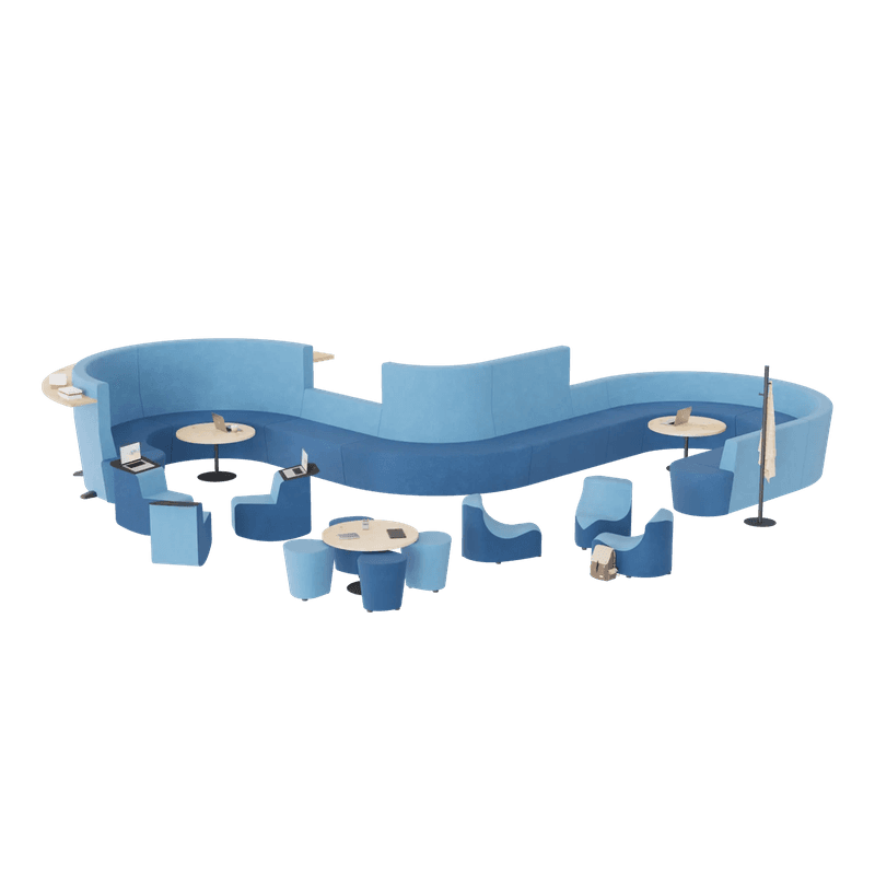 Softscape and Ottoman Seating by Lundia