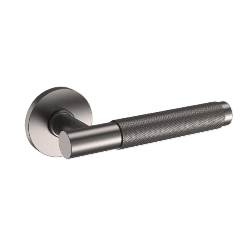 Flow Lever Handle In Nickel Graphite