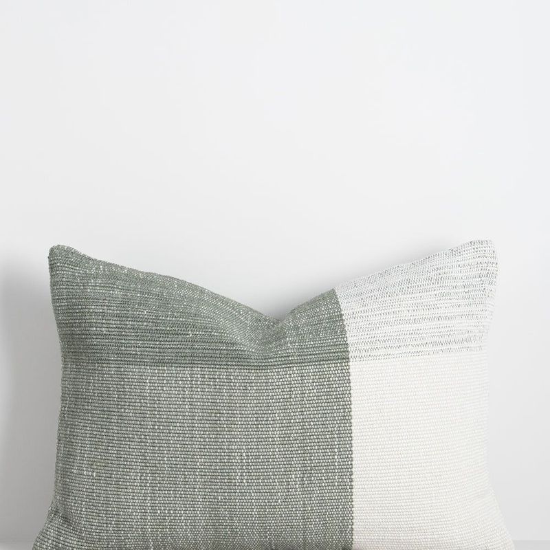 Baya Finn In & Outdoor Cushion - Eucalyptus | Lumbar