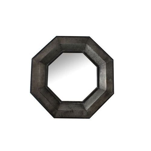 King Octagonal Metal Mirror