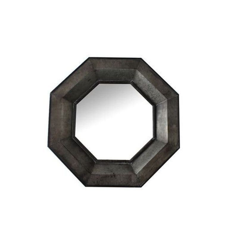 King Octagonal Metal Mirror