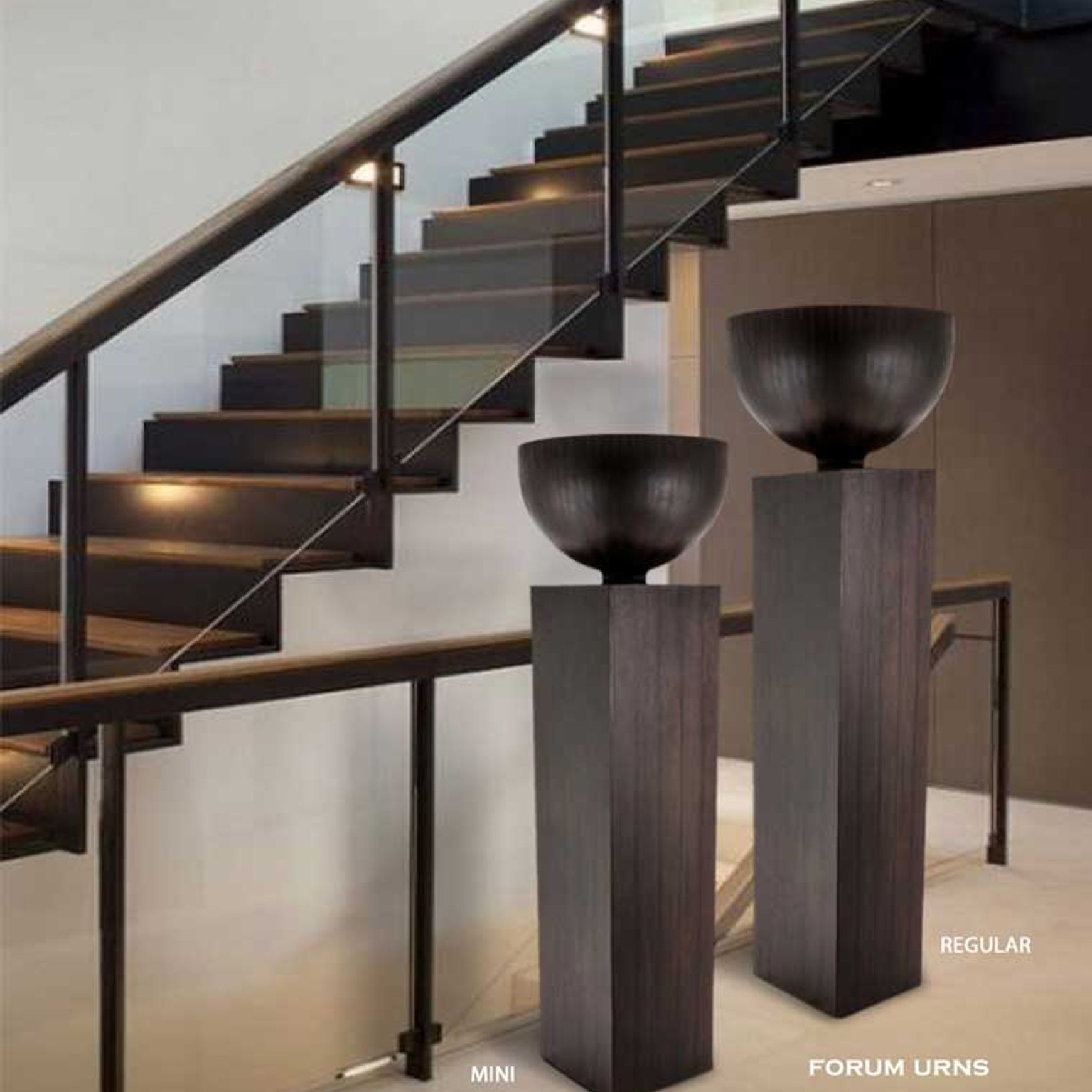 Forum Urn w/ Plinth