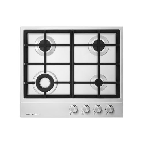 Gas on Steel Cooktop, 60cm, Stainless Steel