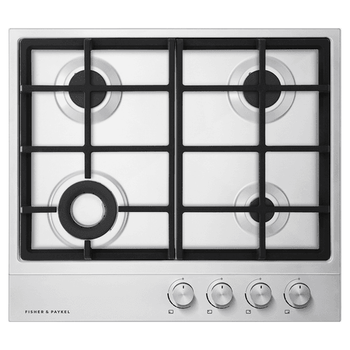 Gas on Steel Cooktop, 60cm, Stainless Steel