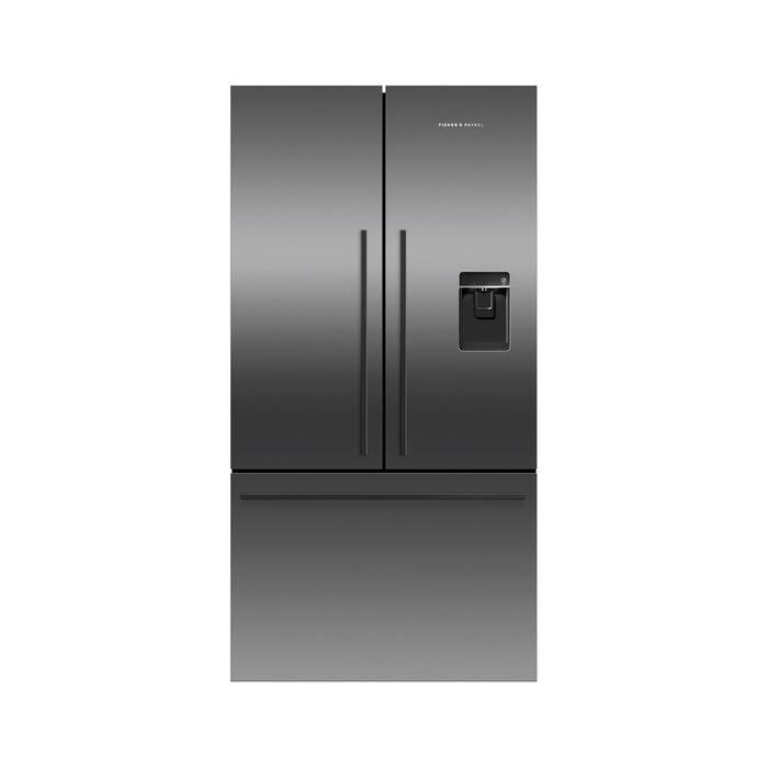 Freestanding French Door Refrigerator Freezer, 90cm, 569L, Ice & Water