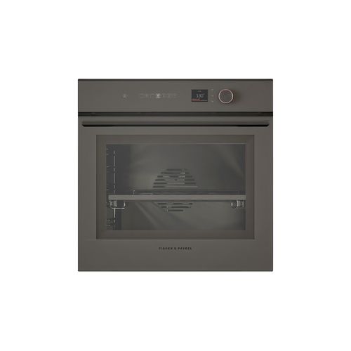 Oven, 60cm, 16 Function Self-cleaning, Grey Glass