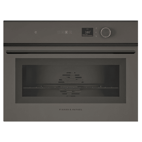 Combination Steam Oven, 60cm, 18 Function, Grey Glass