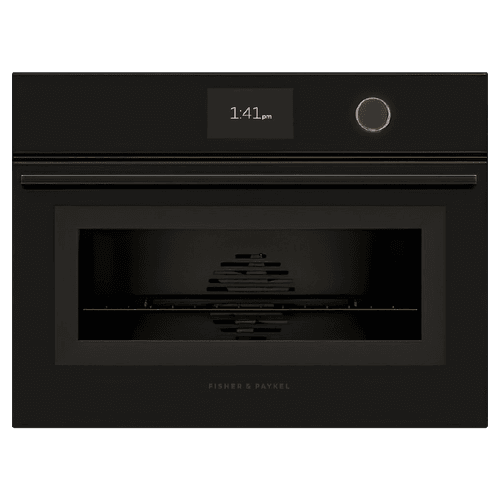 Black Glass Combination Steam Oven, 60cm, 23 Function