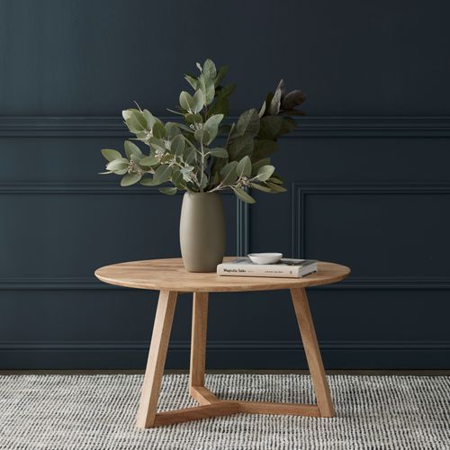 Franki Round Hardwood Coffee Table | Natural