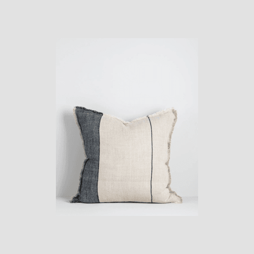 Baya Frankton Linen Cushion - Cloudburst