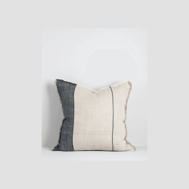 Baya Frankton Linen Cushion - Cloudburst