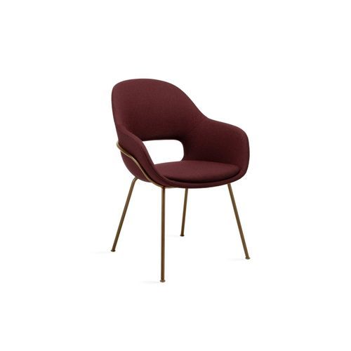 Freifrau | Theia Armchair High | Steel Frame Bronze