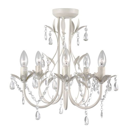 Harmony | Leaf Chandelier - White