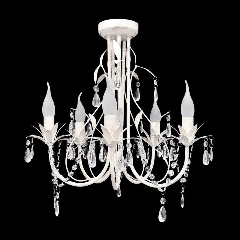 Harmony | Leaf Chandelier - White
