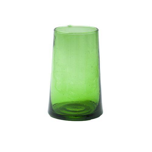 Moroccan Green Coneshaped Glass - Extra Large