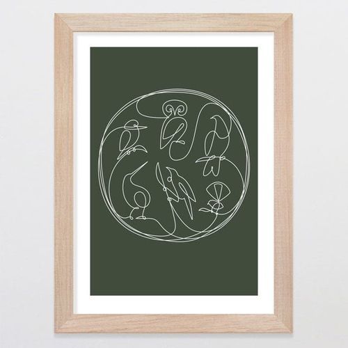 Birds In A Wire - Limited Edition Art Print