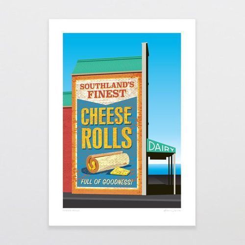 Cheese Rolls Art Print