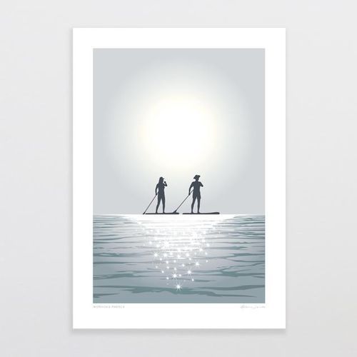 Morning Paddle Art Print