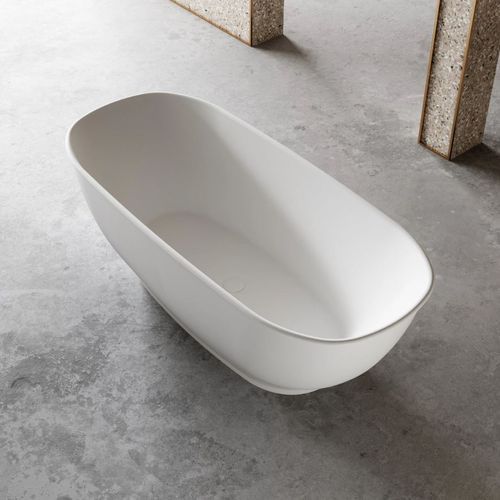 Hampton Freestanding Bath Matte White