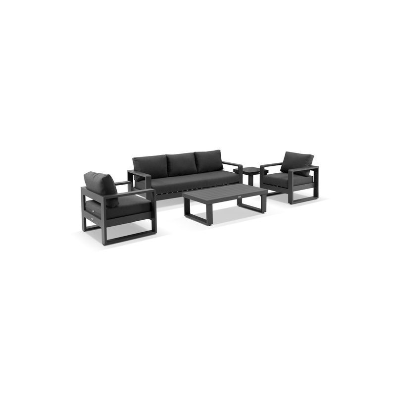 Harbour 4pc Lounge Set - Charcoal