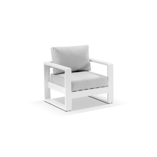 Harbour Lounge Chair Set - White