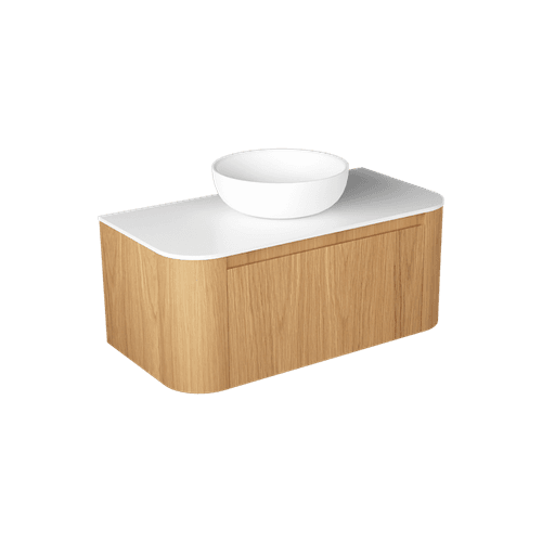 Curved Tondo 1000 Single Drawer Wall Hung Vanity Range
