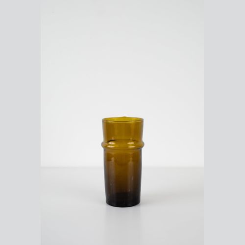 Moroccan Beldi Mustard Vase - Medium