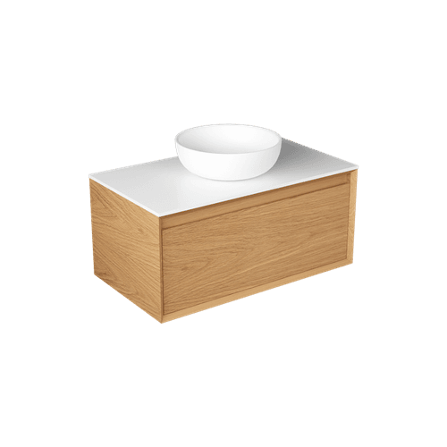 Edge Largo 900 Single Drawer Wall Hung Vanity - 6 Colours
