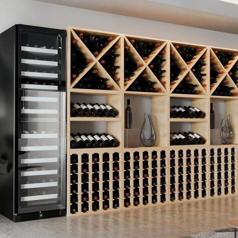 Modular Timber Wine Storage Cubes