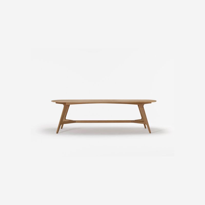 Johanna Elliptical Timber Table