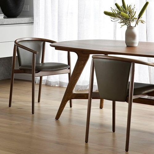 Johanna Elliptical Timber Table