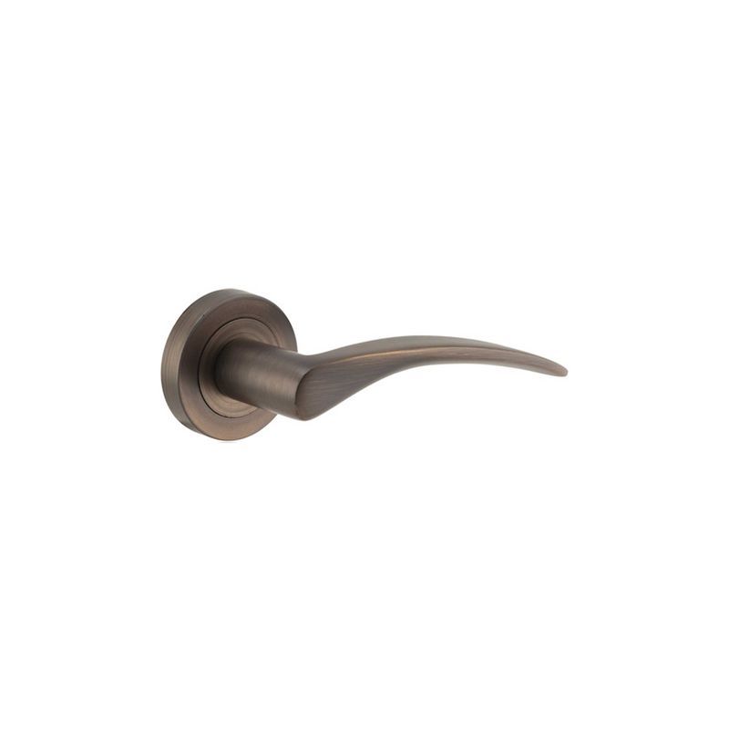 Oxford Door Lever Round Rose