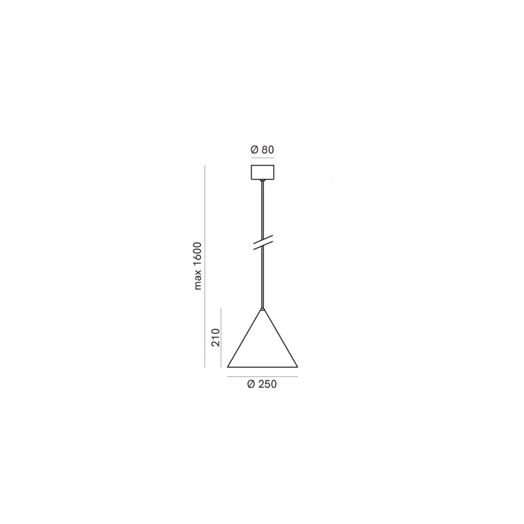 Cone Outdoor Pendant Light