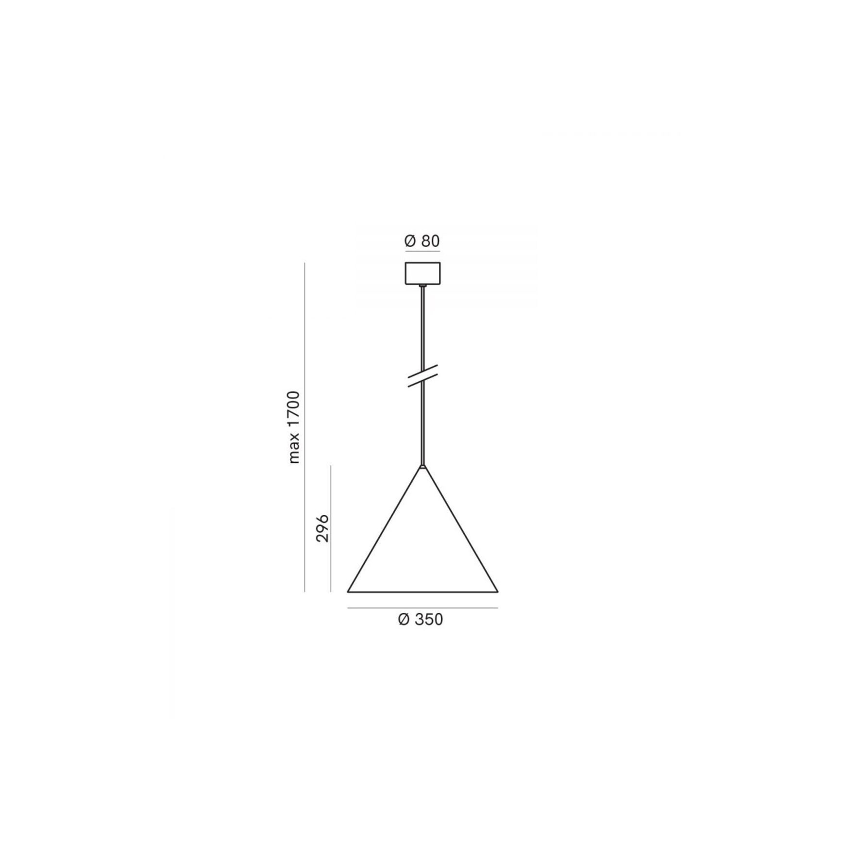 Cone Outdoor Pendant Light