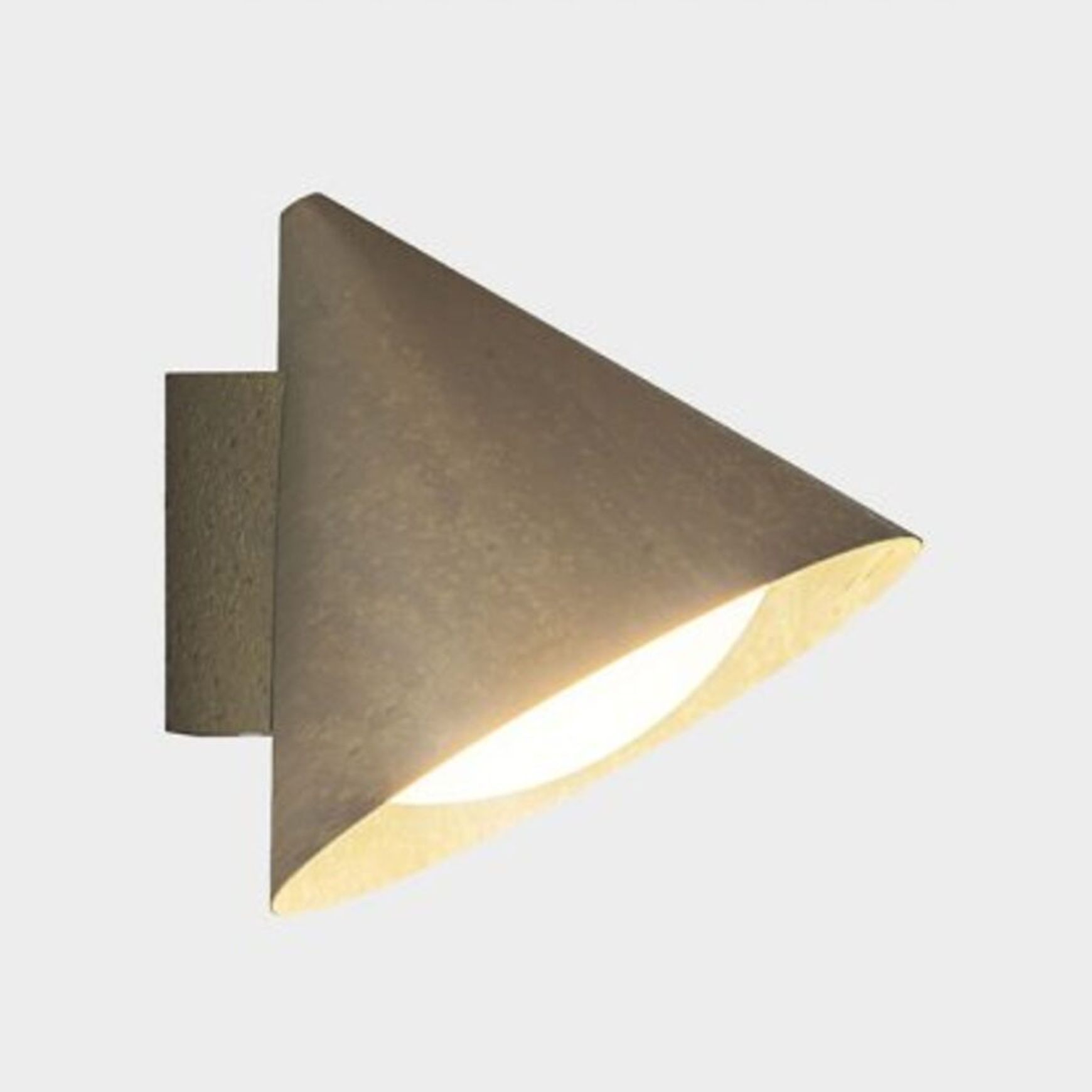 Cone Flush Outdoor Wall Light