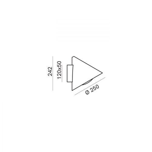 Cone Flush Outdoor Wall Light