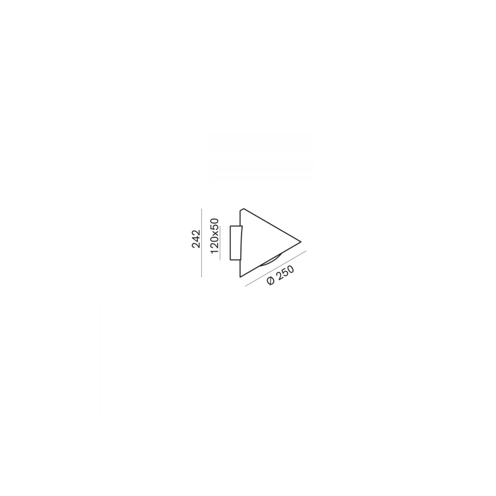 Cone Flush Outdoor Wall Light