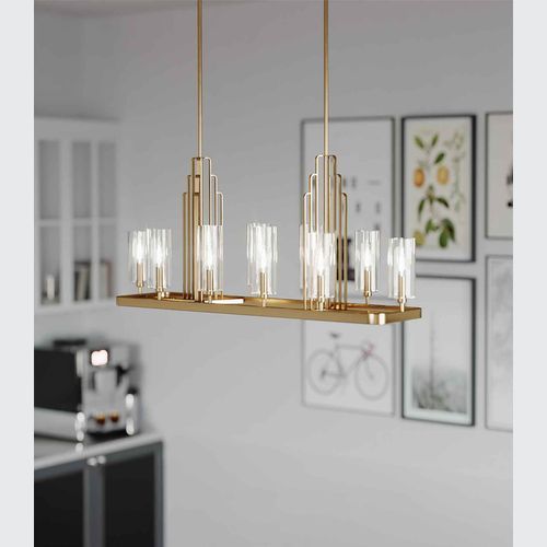 Kimrose 10lt Linear Chandelier